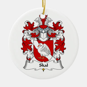 Skal Family Crest Keramisch Ornament
