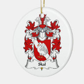 Skal Family Crest Keramisch Ornament (Links)