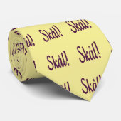 Skal. Noorse Cheers Necktie Stropdas (Opgerold)