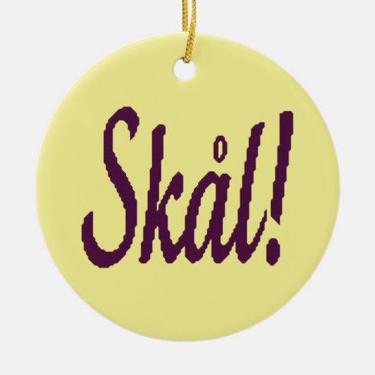 Skal Norway Cheers Ornament (Voorkant)