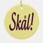 Skal Norway Cheers Ornament (Achterkant)