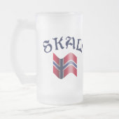 Skal Norwegian Flag Norway Drink Toast Matglas Bierpul (Links)