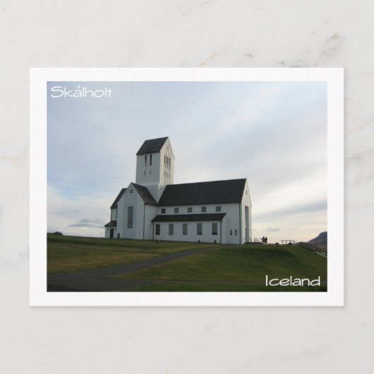 Skálholt Briefkaart (Voorkant)