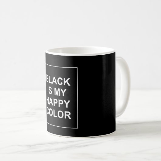 SKAM - BLACK IS MY HAPPY COLOR KOFFIEMOK (Voorkant rechts)