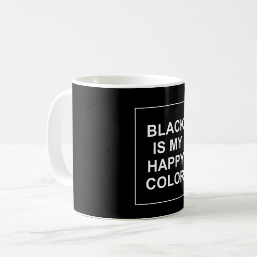 SKAM - BLACK IS MY HAPPY COLOR KOFFIEMOK (Voorkant links)