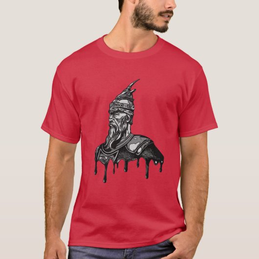 Skanderbeg Portrait T-Shirt – Albanese trots (Voorkant)