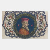 Skanderbeg Rechthoekige Sticker (Voorkant)