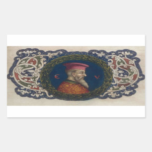 Skanderbeg Rechthoekige Sticker