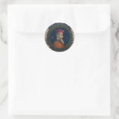 Skanderbeg Ronde Sticker (Tas)