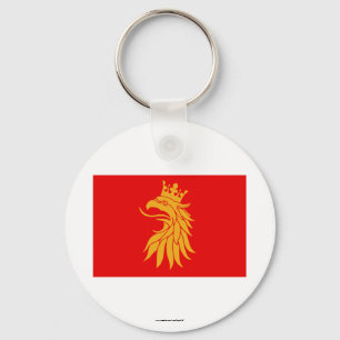 Skåne län flag sleutelhanger