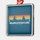 Skaneateles Lake New York Canoe Metalen Ornament (Links)