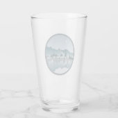 Skaneateles Lake New York reflectie Glas (Achterkant)