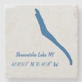 Skaneateles Lake, NY Marble Onderzetter (Voorkant)