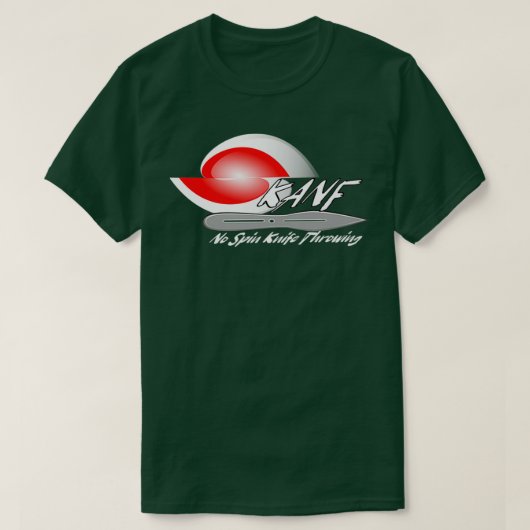 SKANF Geen centrifugeren Logo ontwerpen T-shirt (Design voorkant)