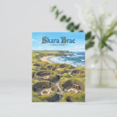 Skara Brae Schotland Briefkaart (Staand voorkant)