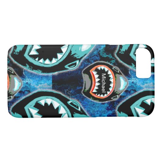 Skark Mania Funny Cartoon Illustratie Case-Mate iPhone Case (Achterkant (Horizontaal))