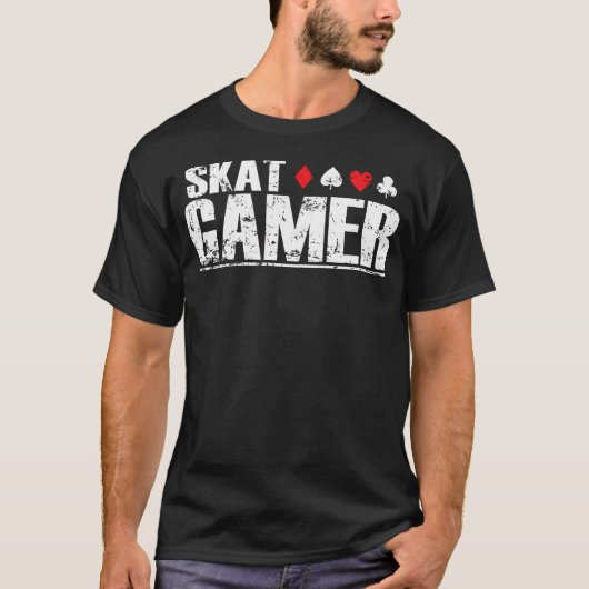 Skat Speler T-shirt (Voorkant)