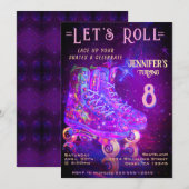 Skate Birthday Party Invitation Kaart (Voorkant / Achterkant)