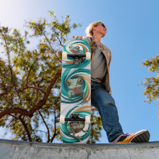 Skate Camaleão: Deslize com Estilo e Personalidade Persoonlijk Skateboard