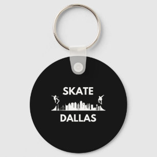 Skate Dallas Tx Skateboardfans Dallas Skyline Sleutelhanger