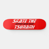 SKATE DE TSUNAMI STEUN JAPAN HULP PERSOONLIJK SKATEBOARD (Horizontaal)