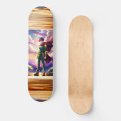 Skate Exclusivo: Herói Anime Persoonlijk Skateboard (Voorkant)