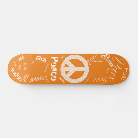 Skate for Peace Persoonlijk Skateboard (Horizontaal)
