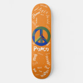 Skate for Peace Persoonlijk Skateboard (Voorkant)