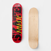 SKATE MUSIC Skateboard, 7¾" Deck Persoonlijk Skateboard (Voorkant)