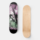 Skate Natureza Radical com pássaros e caveira Persoonlijk Skateboard (Voorkant)