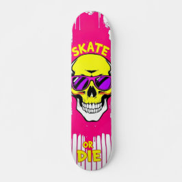 Skate or Die Nº7 - Skateboard Deck - Punk Grunge