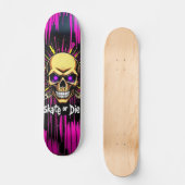 Skate or Die Nº8 - Skateboard Deck - Punk Grunge (Voorkant)