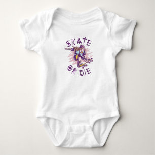 Skate or die Skateboardster Girl Romper