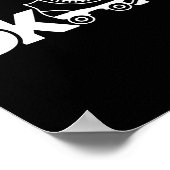 Skate Roller Skate Roller Skating Roller Skater  Poster (Hoek)