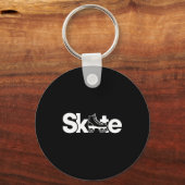 Skate Roller Skate Roller Skating Roller Skater Sleutelhanger (Voorkant)