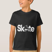 Skate Roller Skate Roller Skating Roller Skater T-shirt (Voorkant)