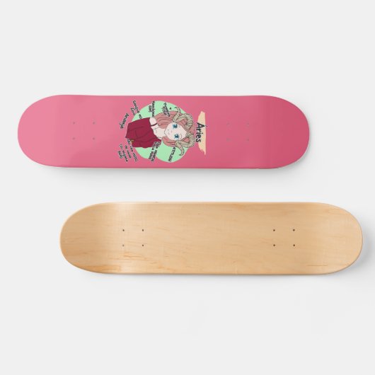Skate Signo Áries Persoonlijk Skateboard (Horizontaal)