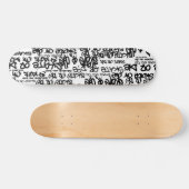 skate-skateboardplanken en die persoonlijk skateboard (Horizontaal)