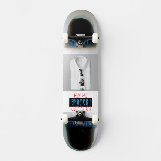 Skate Skater! Co. ``Shirt and Tie´´ Persoonlijk Skateboard (Voorkant)
