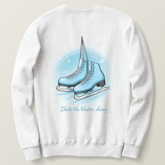 Skate The Winter Away Trui (Design achterkant)