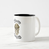 Skate to live- Tasse Tweekleurige Koffiemok (Voorkant rechts)