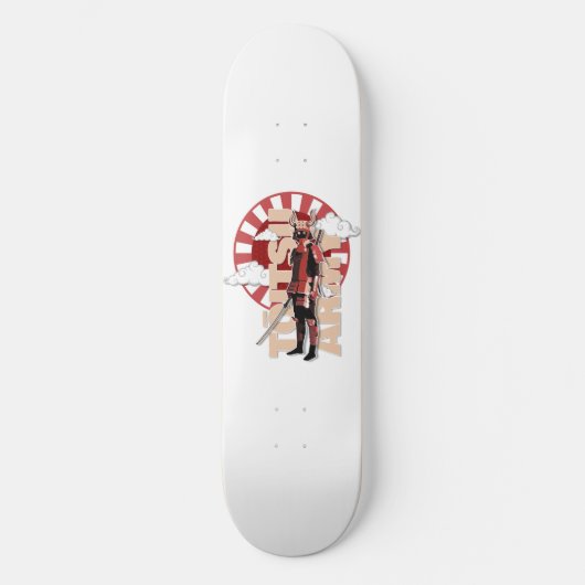Skate Toitsu Army Red Samouraj Persoonlijk Skateboard (Voorkant)