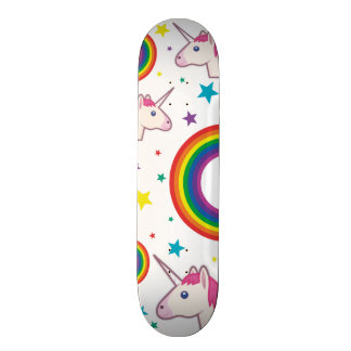 Skate Unicórnio Emoji Skateboard