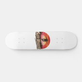 Skate warrior - retro sunset vintage persoonlijk skateboard (Horizontaal)
