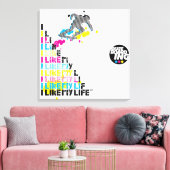 Skatebaording Canvas (Insitu (Woonkamer))