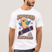 Skatebird Skateboard T-shirt (Voorkant)