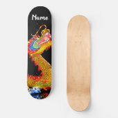 Skateboard, 8 1/4 Skateboard DECK Dragon Style (Voorkant)