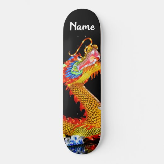 Skateboard, 8 1/4 Skateboard DECK Dragon Style (Voorkant)