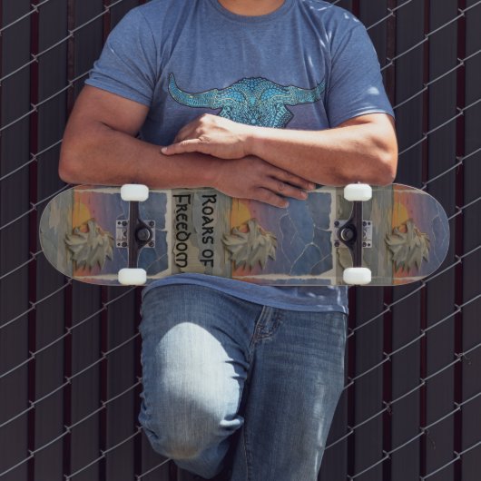 Skateboard 8.5" – Sunset Lion (Buiten 3)