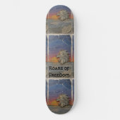 Skateboard 8.5" – Sunset Lion (Voorkant)